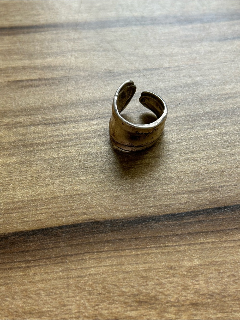 Sterling Silver Men's Adjustable Band Ring
